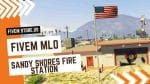Lovely Sandy Shores Fire Station FiveM