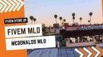 Attractive FiveM McDonalds Ymap
