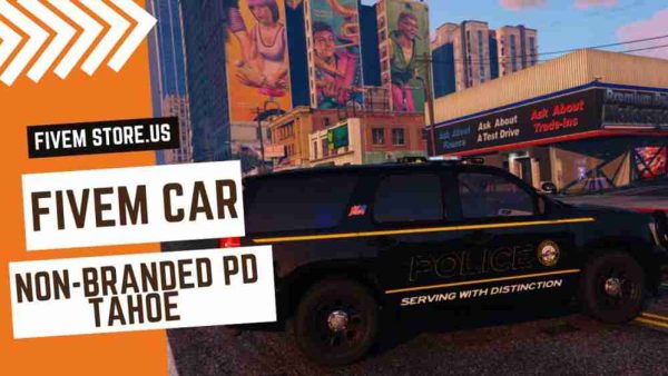 Beautiful FiveM Non Branded PD Tahoe