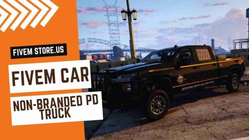 Beautiful FiveM Non Branded PD Truck