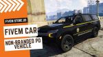 Attractive FiveM Non Branded PD Vehicle