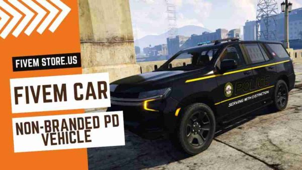 Attractive FiveM Non Branded PD Vehicle