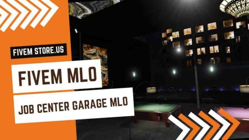 Perfect FiveM Job Center Garage