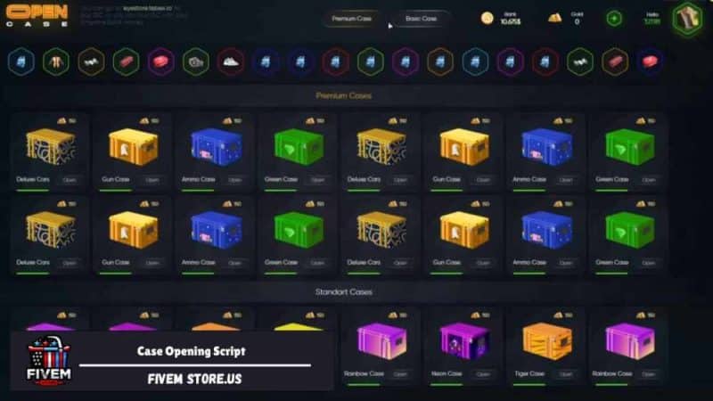 Beautiful FiveM Case Opening Script