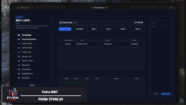 Grateful FiveM Police MDT