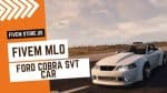 good FiveM Ford Cobra SVT Car