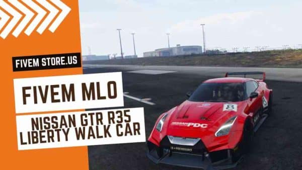 Perfect FiveM Nissan GTR R35 Liberty Walk Car