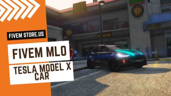 Unique FiveM Tesla Model X Car