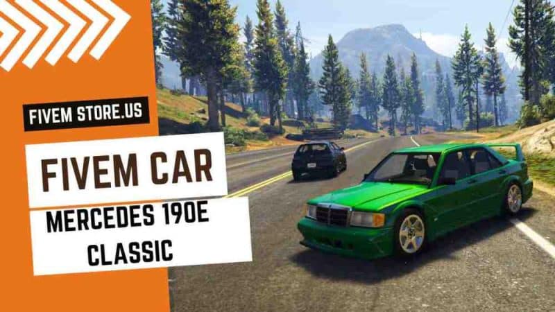 best FiveM Mercedes 190E Classic Car