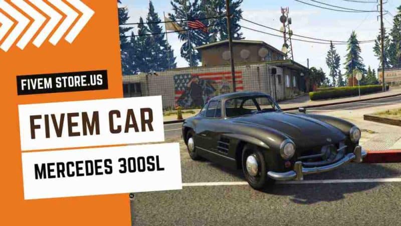 best FiveM Mercedes 300SL car