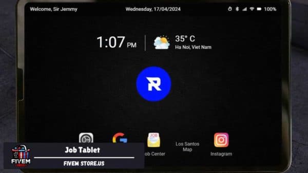 Beautiful FiveM Job Tablet