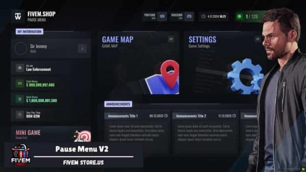 Grateful Pause Menu FiveM