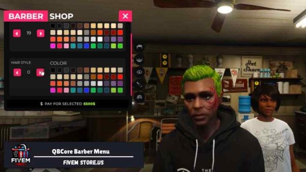 Grateful FiveM Barber Menu