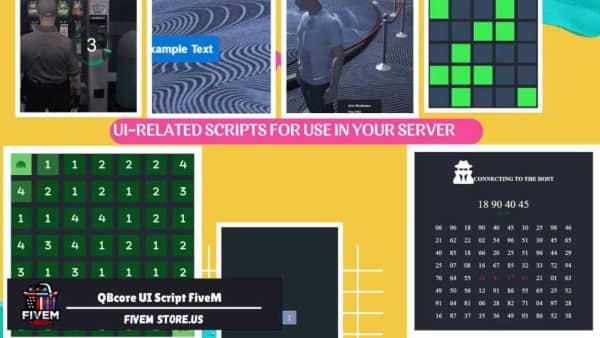QBcore UI Script FiveM