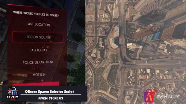 QBcore Spawn Selector Script FiveM