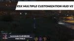 Customisable FiveM HUD ESX