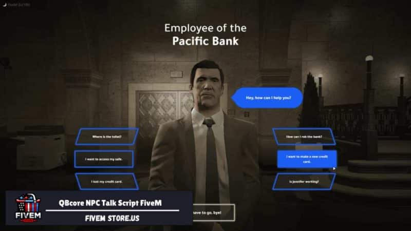 QBcore NPC Talk Script FiveM