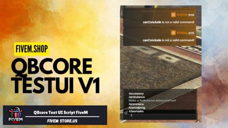 QBcore Text UI Script FiveM