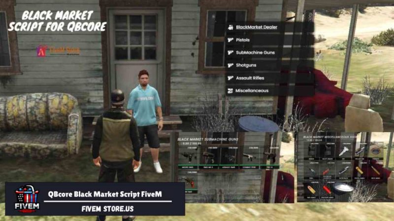 QBcore Black Market Script FiveM