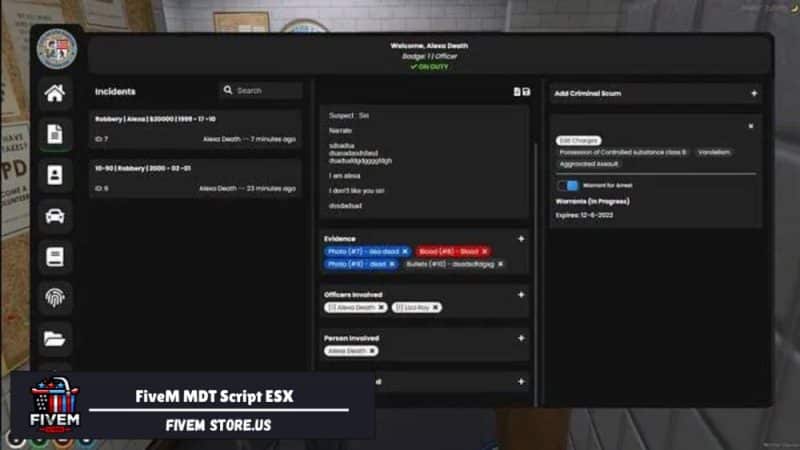 FiveM MDT Script ESX